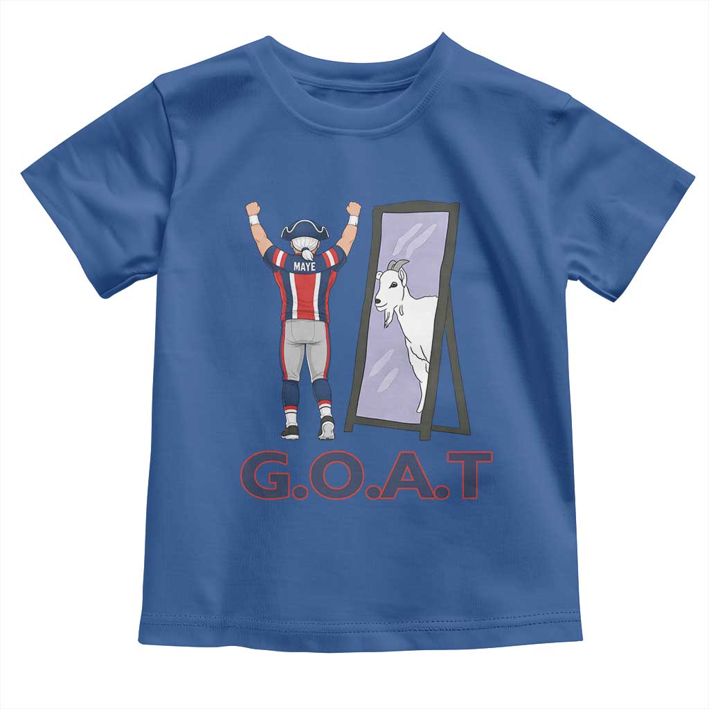 Number Ten Mirror Goat Toddler T Shirt Football Lover Gift TS12 Royal Blue Print Your Wear