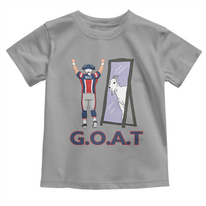 Number Ten Mirror Goat Toddler T Shirt Football Lover Gift TS12 Sport Gray Print Your Wear
