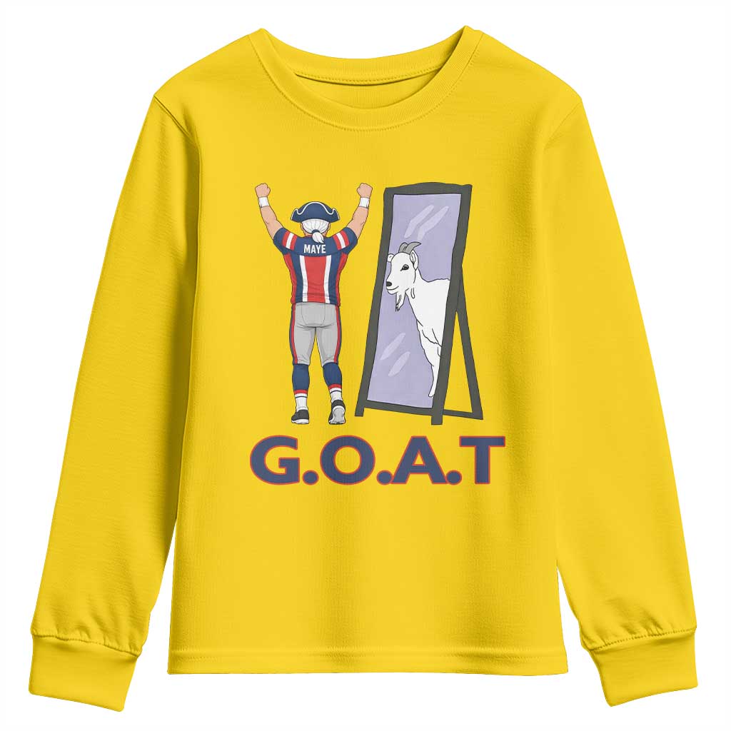Number Ten Mirror Goat Youth Sweatshirt Football Lover Gift TS12 Daisy Print Your Wear