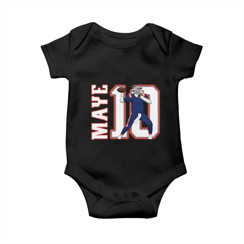 Maye Lover Baby Onesie QB 10 Player Fan TS12 Black Print Your Wear
