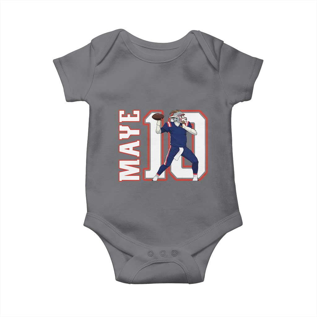 Maye Lover Baby Onesie QB 10 Player Fan TS12 Charcoal Print Your Wear