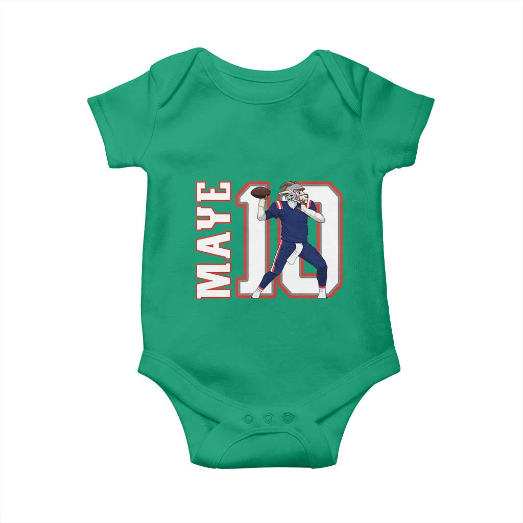Maye Lover Baby Onesie QB 10 Player Fan TS12 Irish Green Print Your Wear