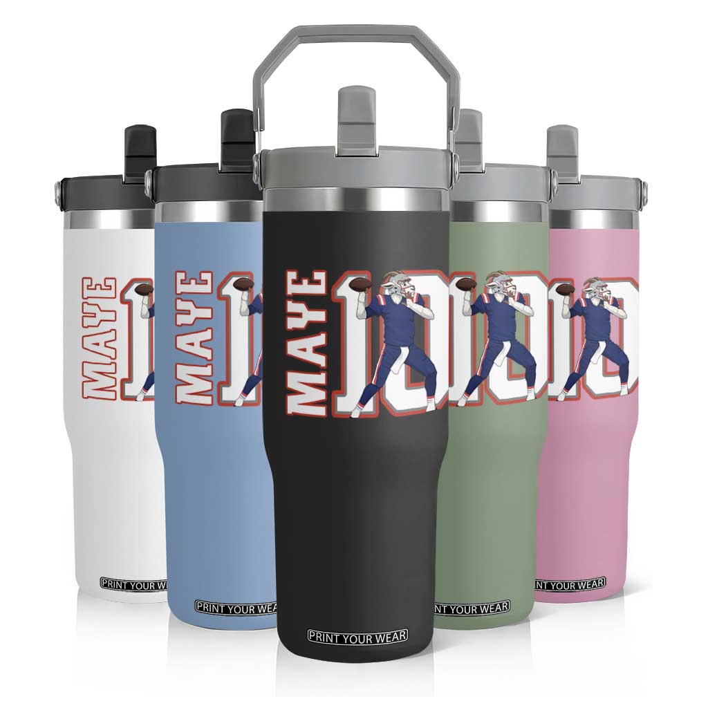 Maye Lover Flip Straw Tumbler QB 10 Player Fan TS12 Print Your Wear