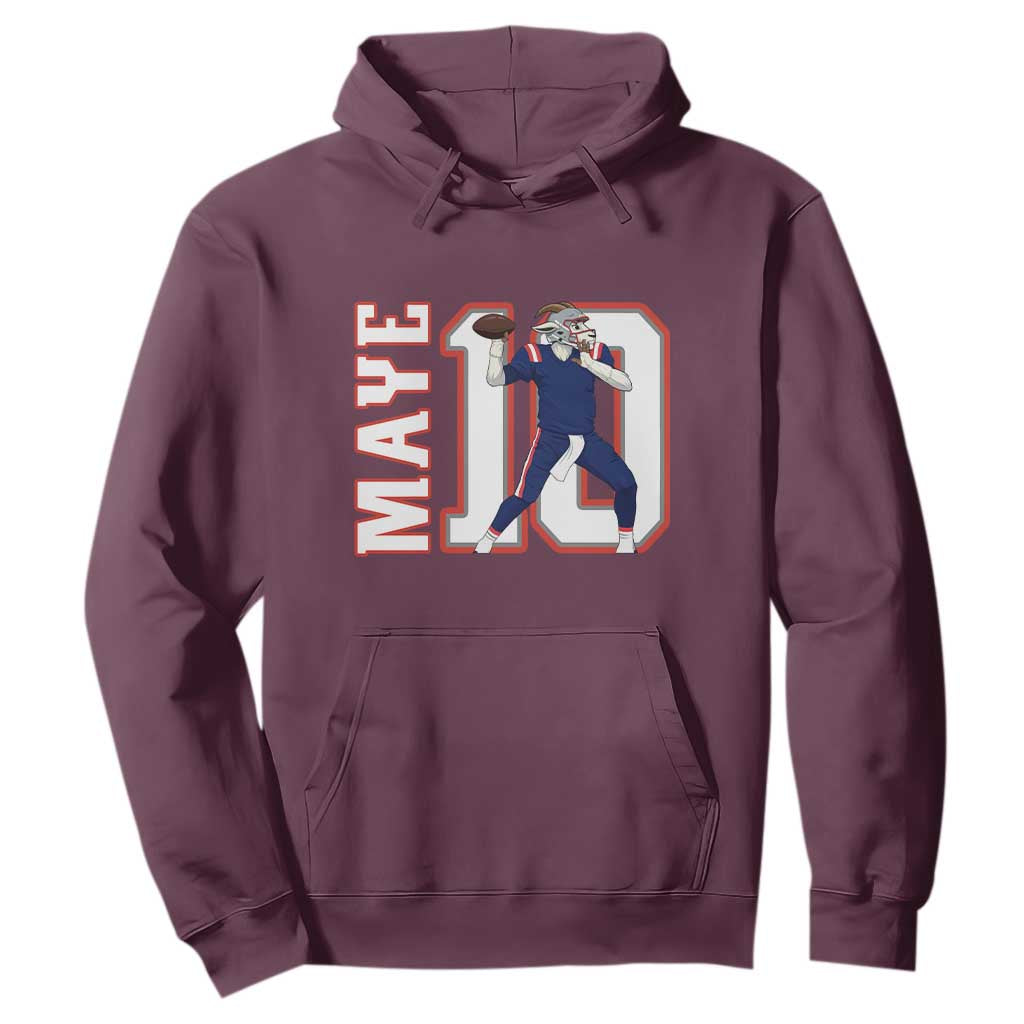 Maye Lover Hoodie QB 10 Player Fan TS12 Maroon Print Your Wear