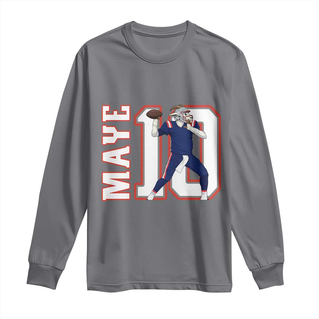 Maye Lover Long Sleeve Shirt QB 10 Player Fan TS12 Charcoal Print Your Wear