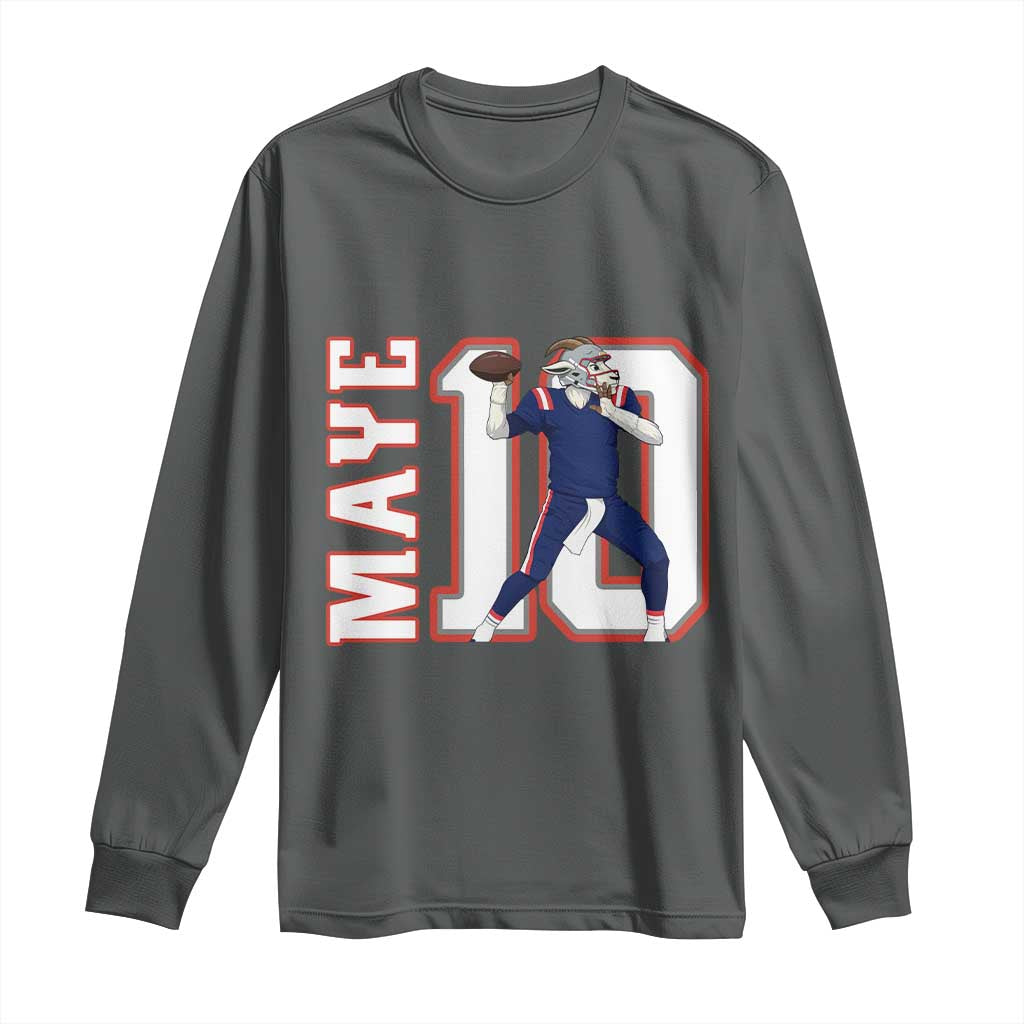 Maye Lover Long Sleeve Shirt QB 10 Player Fan TS12 Dark Heather Print Your Wear