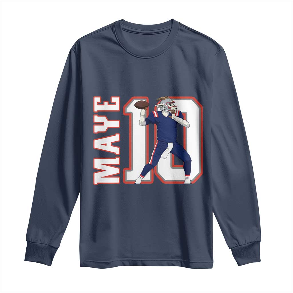 Maye Lover Long Sleeve Shirt QB 10 Player Fan TS12 Navy Print Your Wear