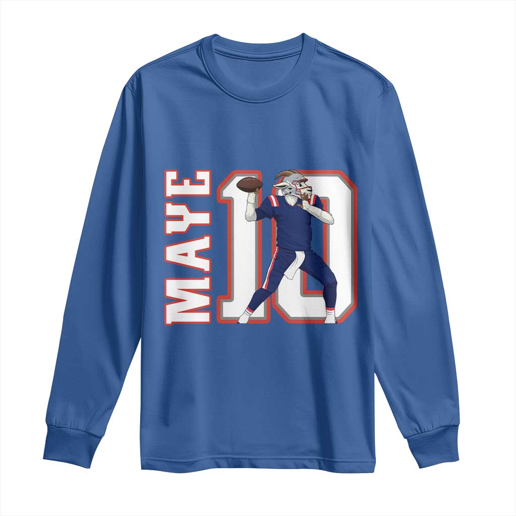 Maye Lover Long Sleeve Shirt QB 10 Player Fan TS12 Royal Blue Print Your Wear