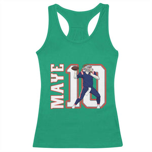 Maye Lover Racerback Tank Top QB 10 Player Fan TS12 Irish Green Print Your Wear