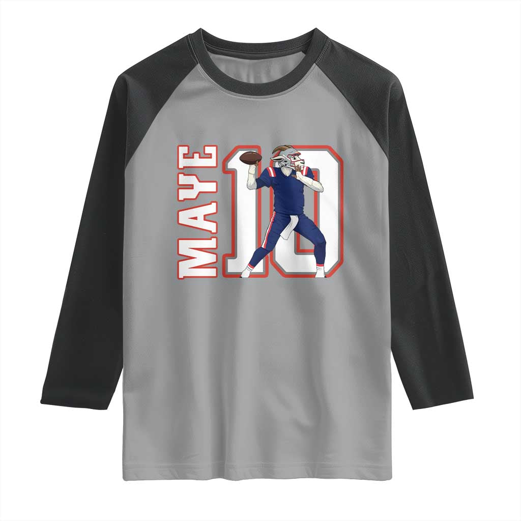 Maye Lover Raglan Shirt QB 10 Player Fan TS12 Sport Gray Black Print Your Wear
