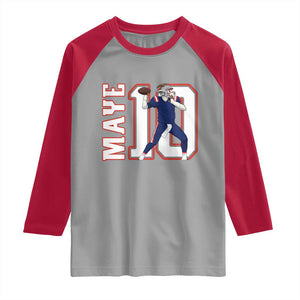 Maye Lover Raglan Shirt QB 10 Player Fan TS12 Sport Gray Red Print Your Wear