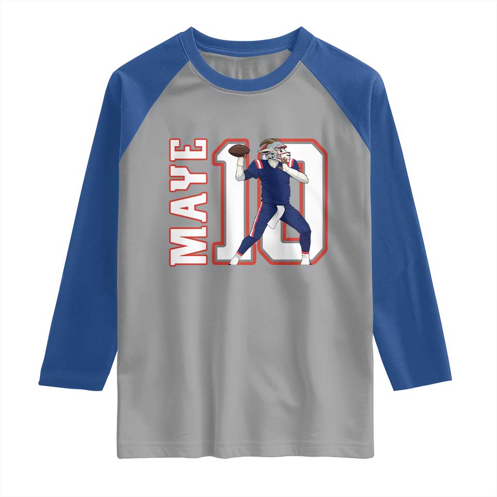 Maye Lover Raglan Shirt QB 10 Player Fan TS12 Sport Gray Royal Print Your Wear