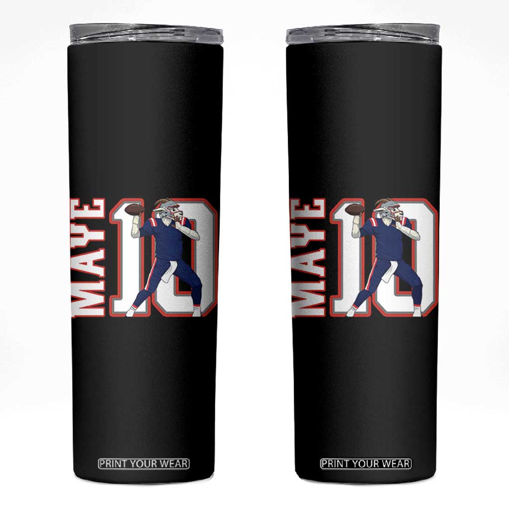 Maye Lover Skinny Tumbler QB 10 Player Fan TS12 Black Print Your Wear