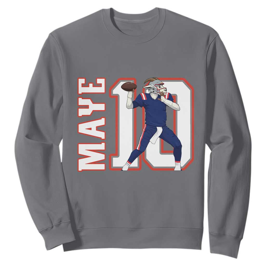 Maye Lover Sweatshirt QB 10 Player Fan TS12 Charcoal Print Your Wear