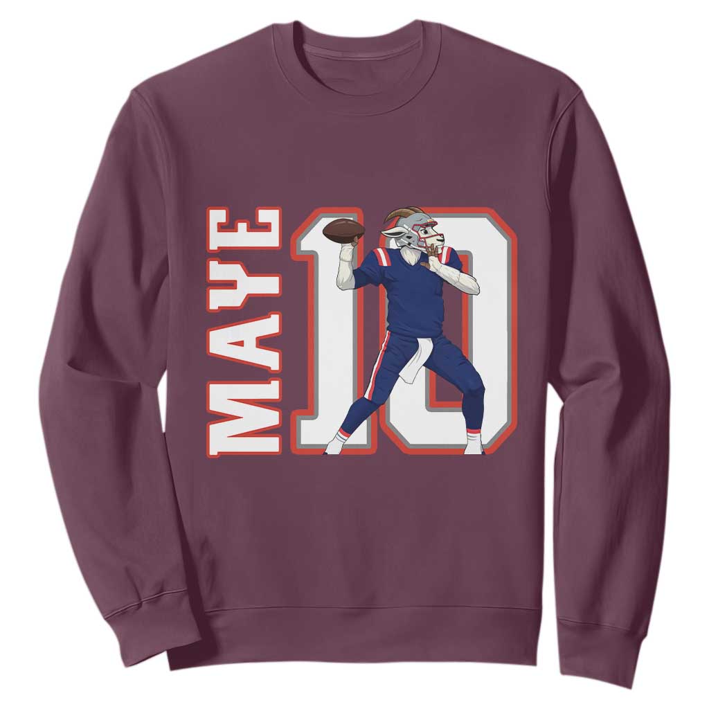 Maye Lover Sweatshirt QB 10 Player Fan TS12 Maroon Print Your Wear