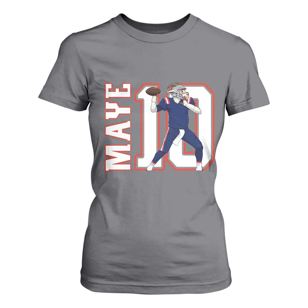 Maye Lover T Shirt For Women QB 10 Player Fan TS12 Charcoal Print Your Wear