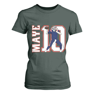 Maye Lover T Shirt For Women QB 10 Player Fan TS12 Dark Forest Green Print Your Wear