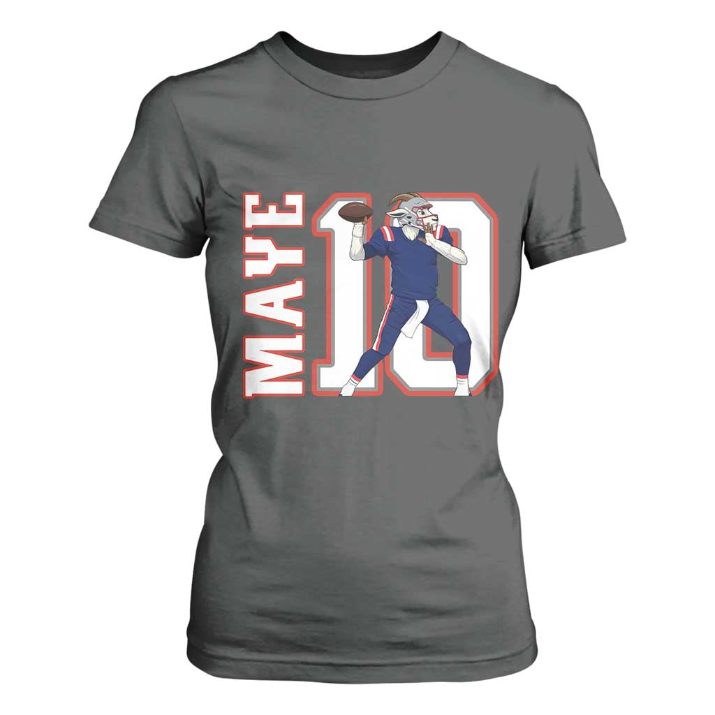 Maye Lover T Shirt For Women QB 10 Player Fan TS12 Dark Heather Print Your Wear