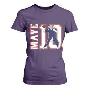Maye Lover T Shirt For Women QB 10 Player Fan TS12 Purple Print Your Wear