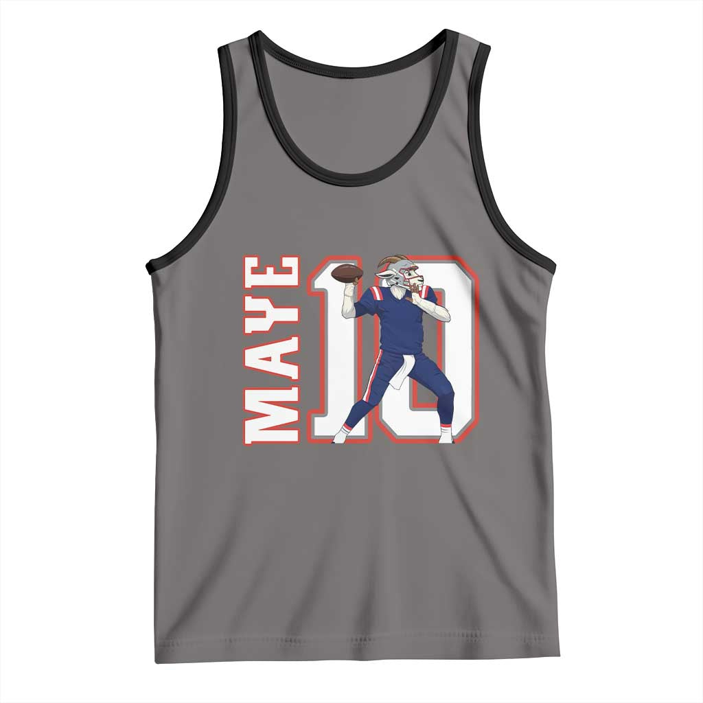 Maye Lover Tank Top QB 10 Player Fan TS12 Deep Heather Black Print Your Wear