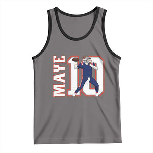 Maye Lover Tank Top QB 10 Player Fan TS12 Deep Heather Black Print Your Wear