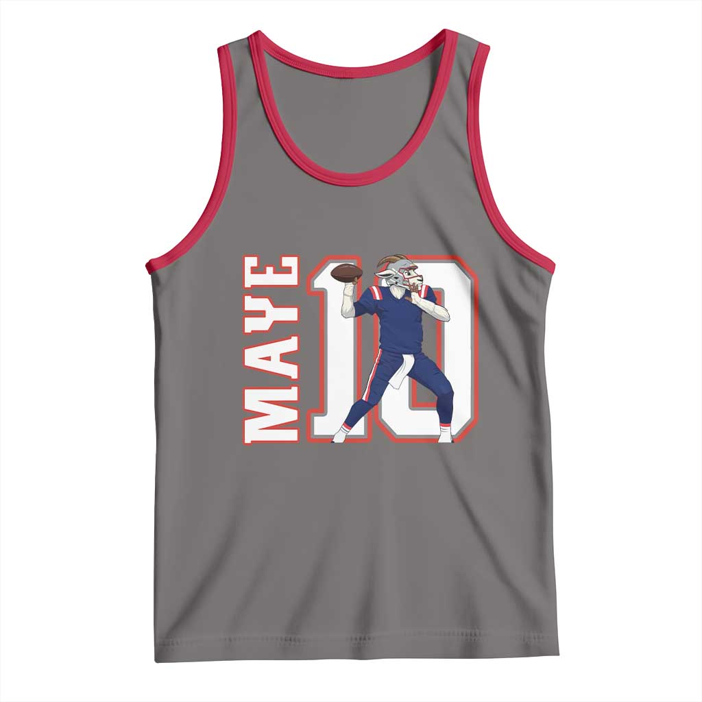 Maye Lover Tank Top QB 10 Player Fan TS12 Deep Heather Red Print Your Wear