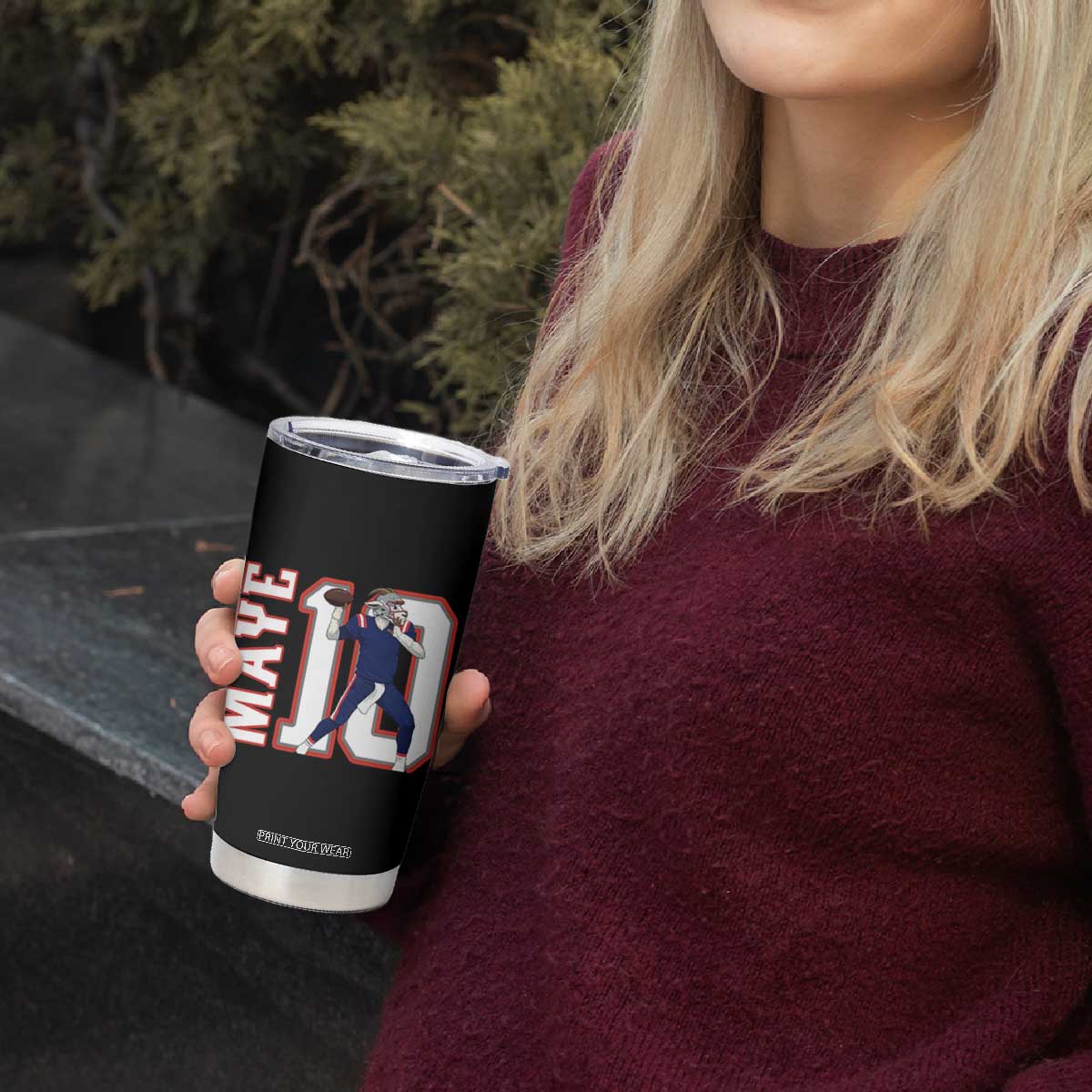 Maye Lover Tumbler Cup QB 10 Player Fan TS12 Print Your Wear