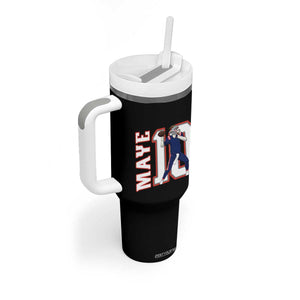 Maye Lover Tumbler With Handle QB 10 Player Fan TS12 Print Your Wear