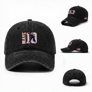 Maye Lover Washed Cotton Baseball Cap QB 10 Player Fan TS12 Washed Cap Universal Fit Black Print Your Wear