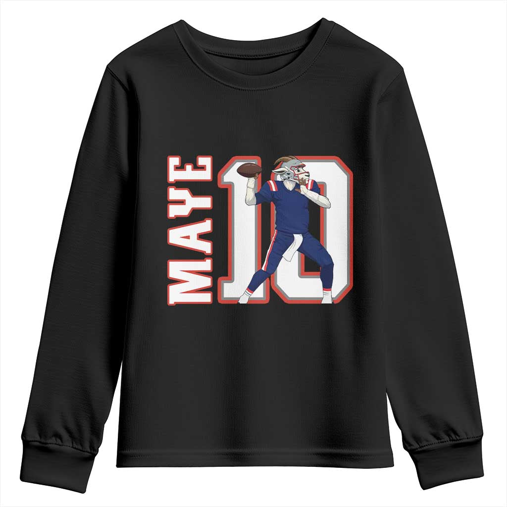 Maye Lover Youth Sweatshirt QB 10 Player Fan TS12 Black Print Your Wear