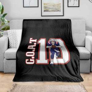 Number Ten Football Quarterback Fan Throw Blanket TS12 Print Your Wear