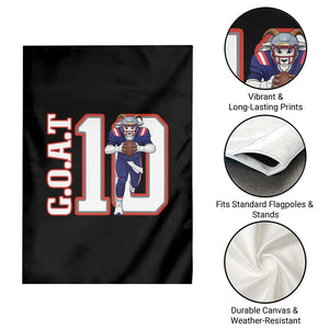 Number Ten Football Quarterback Fan Garden Flag TS12 Print Your Wear