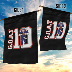 Number Ten Football Quarterback Fan Garden Flag TS12 Print Your Wear