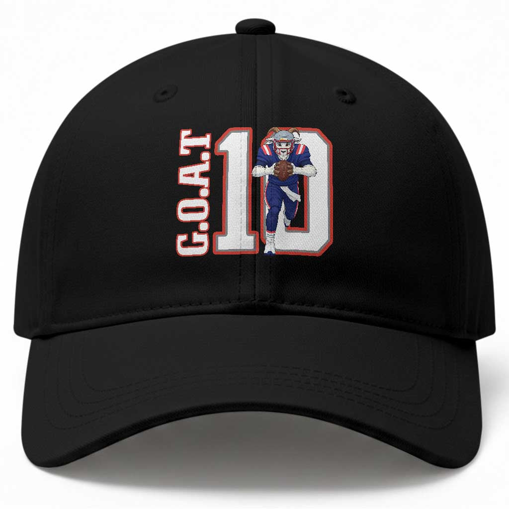 Number Ten Football Quarterback Fan Baseball Cap TS12 Print Your Wear
