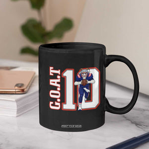 Number Ten Football Quarterback Fan Coffee Mug TS12 Print Your Wear