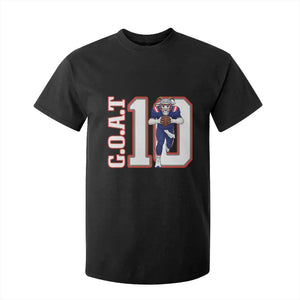 Number Ten Football Quarterback Fan T Shirt For Kid TS12 Black Print Your Wear