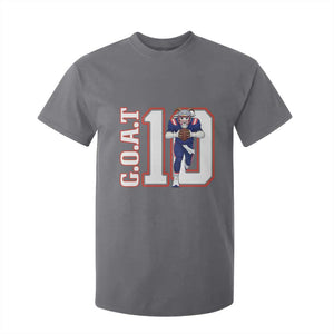Number Ten Football Quarterback Fan T Shirt For Kid TS12 Charcoal Print Your Wear