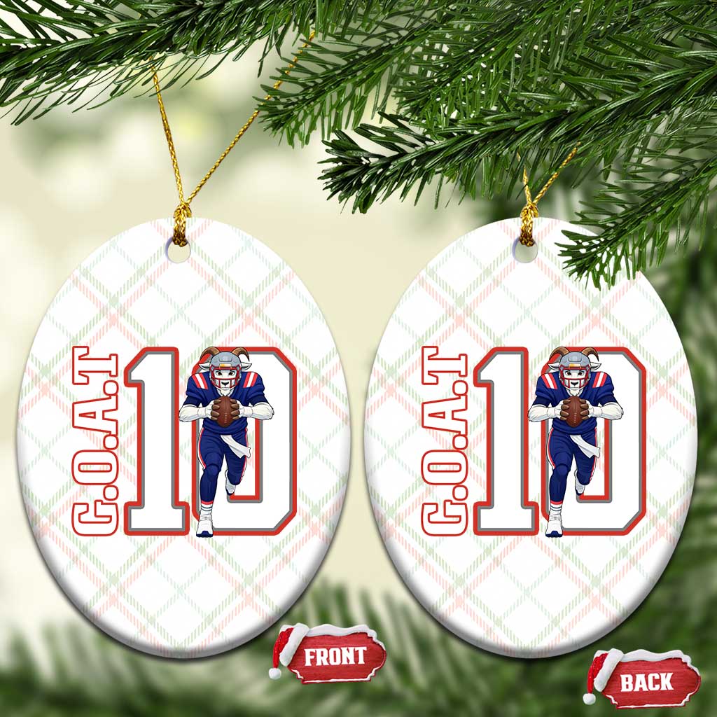 Number Ten Football Quarterback Fan Ceramic Ornament TS12 Print Your Wear