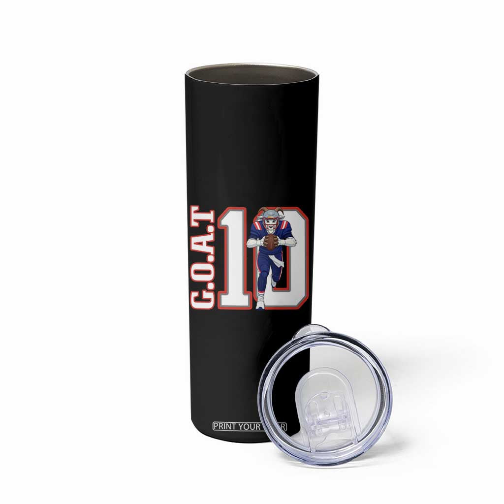 Number Ten Football Quarterback Fan Skinny Tumbler TS12 Print Your Wear