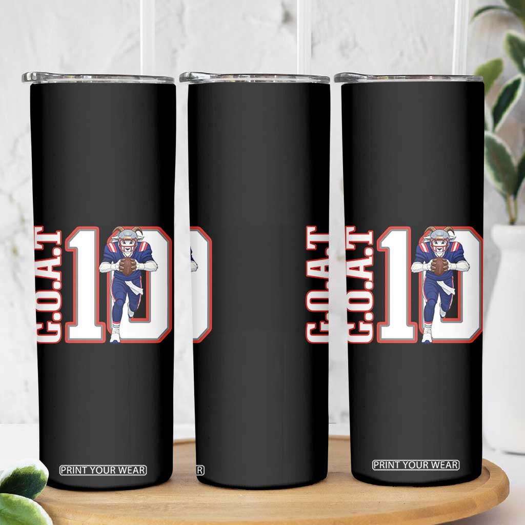 Number Ten Football Quarterback Fan Skinny Tumbler TS12 Print Your Wear