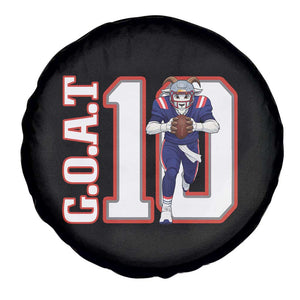 Number Ten Football Quarterback Fan Spare Tire Cover TS12 Print Your Wear