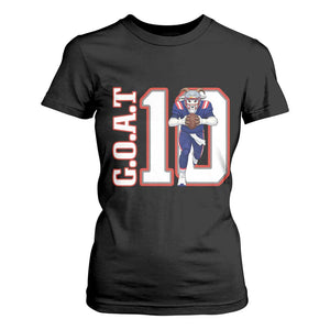Number Ten Football Quarterback Fan T Shirt For Women TS12 Black Print Your Wear
