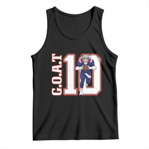 Number Ten Football Quarterback Fan Tank Top TS12 Black Print Your Wear
