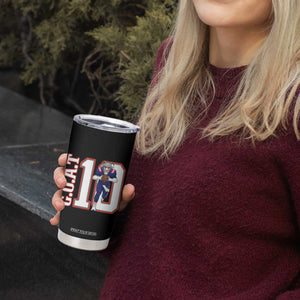 Number Ten Football Quarterback Fan Tumbler Cup TS12 Print Your Wear
