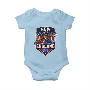 Red Blue White Sport Fan Baby Onesie Football Lover Gift TS12 Light Blue Print Your Wear
