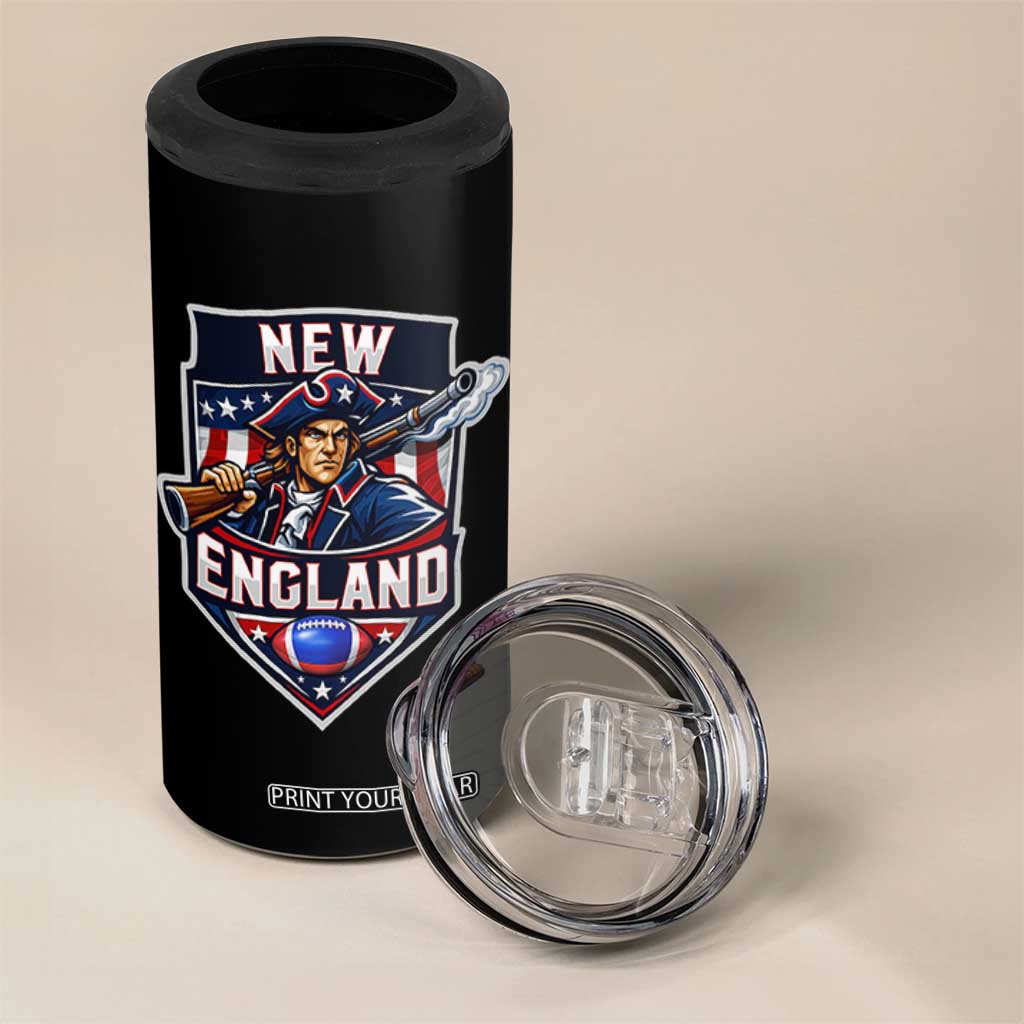 Red Blue White Sport Fan 4 in 1 Can Cooler Tumbler Football Lover Gift TS12 Print Your Wear
