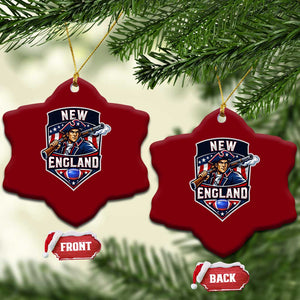 Red Blue White Sport Fan Ceramic Ornament Football Lover Gift TS12 Print Your Wear