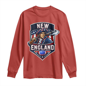 Red Blue White Sport Fan Long Sleeve Shirt Football Lover Gift TS12 Red Print Your Wear