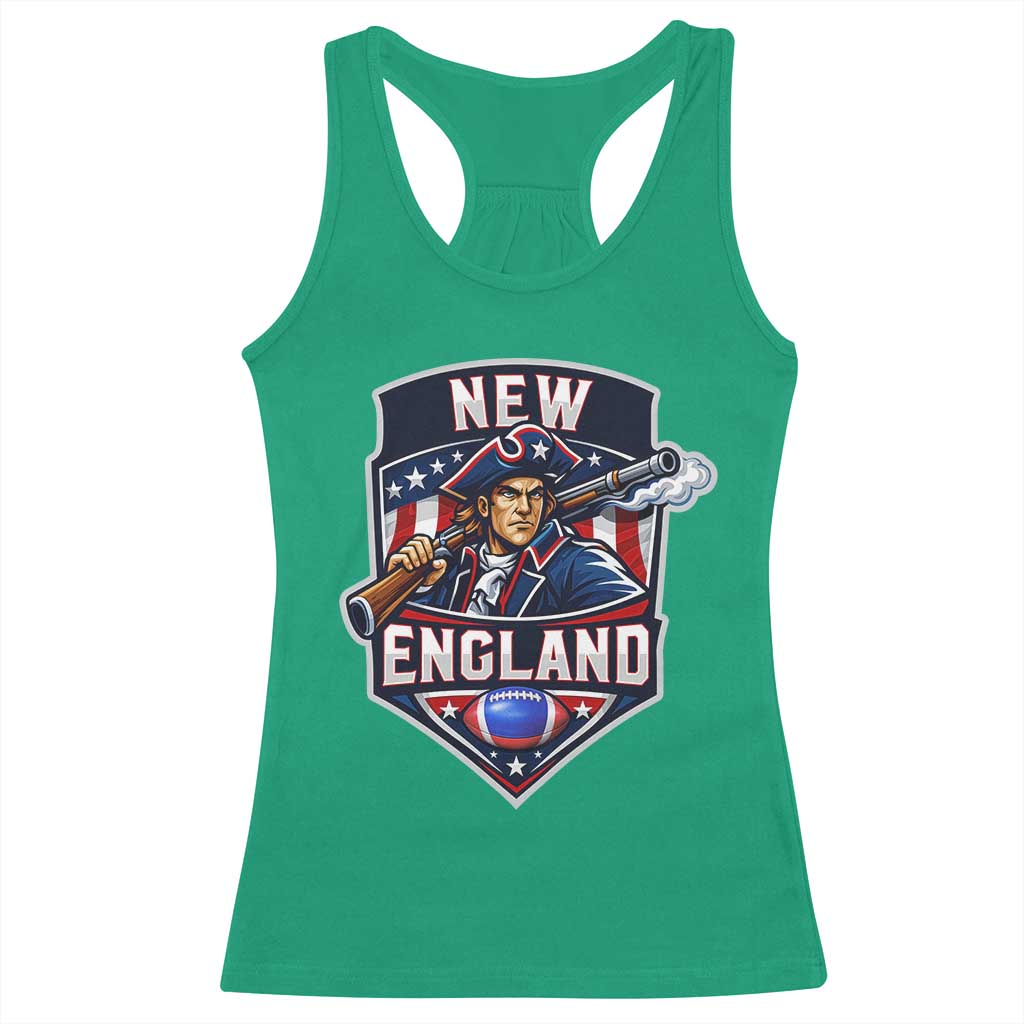 Red Blue White Sport Fan Racerback Tank Top Football Lover Gift TS12 Irish Green Print Your Wear