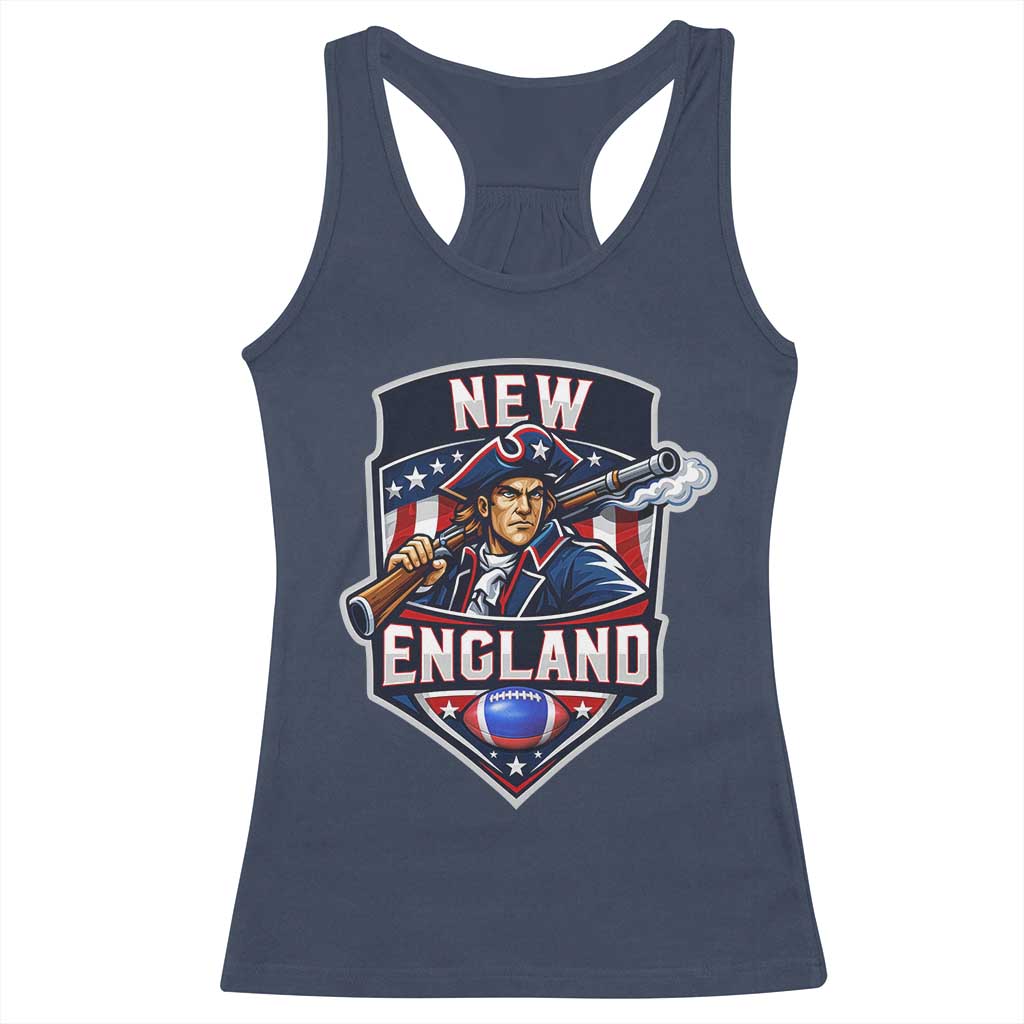 Red Blue White Sport Fan Racerback Tank Top Football Lover Gift TS12 Navy Print Your Wear